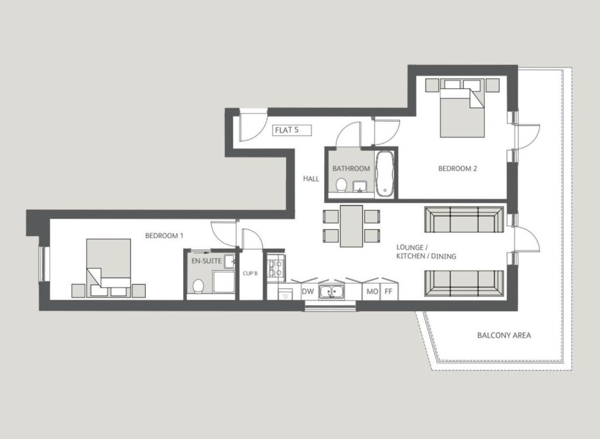 2 Bedroom Lux In Hendon- New Build Apartment Edgware